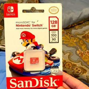 MicroSDXC card for Nintendo Switch